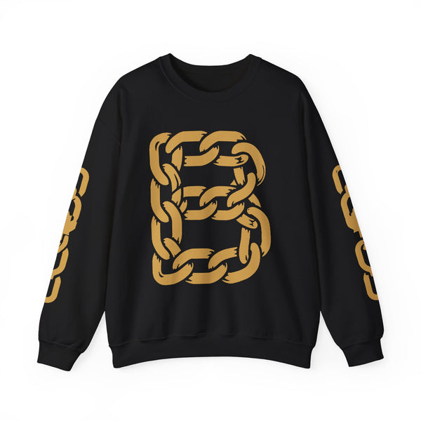 Broskiz B Chain Crewneck - Black Sweatshirt Toronto Streetwear