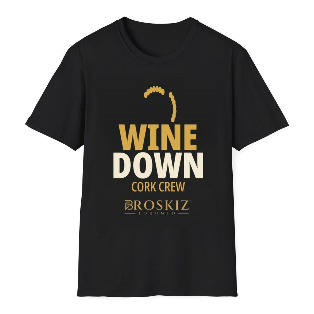 Wine Down Tee - Black