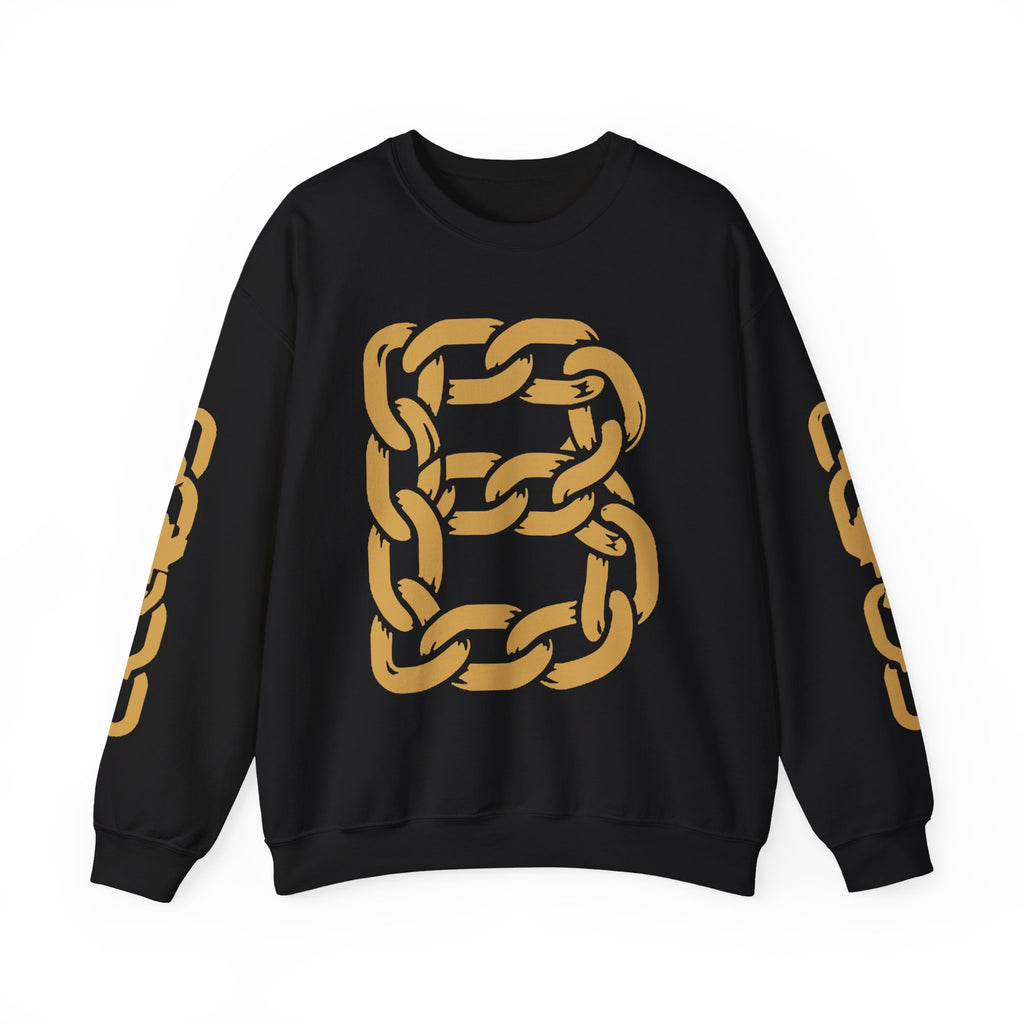 Broskiz B Chain Crewneck - Black Sweatshirt Toronto Streetwear