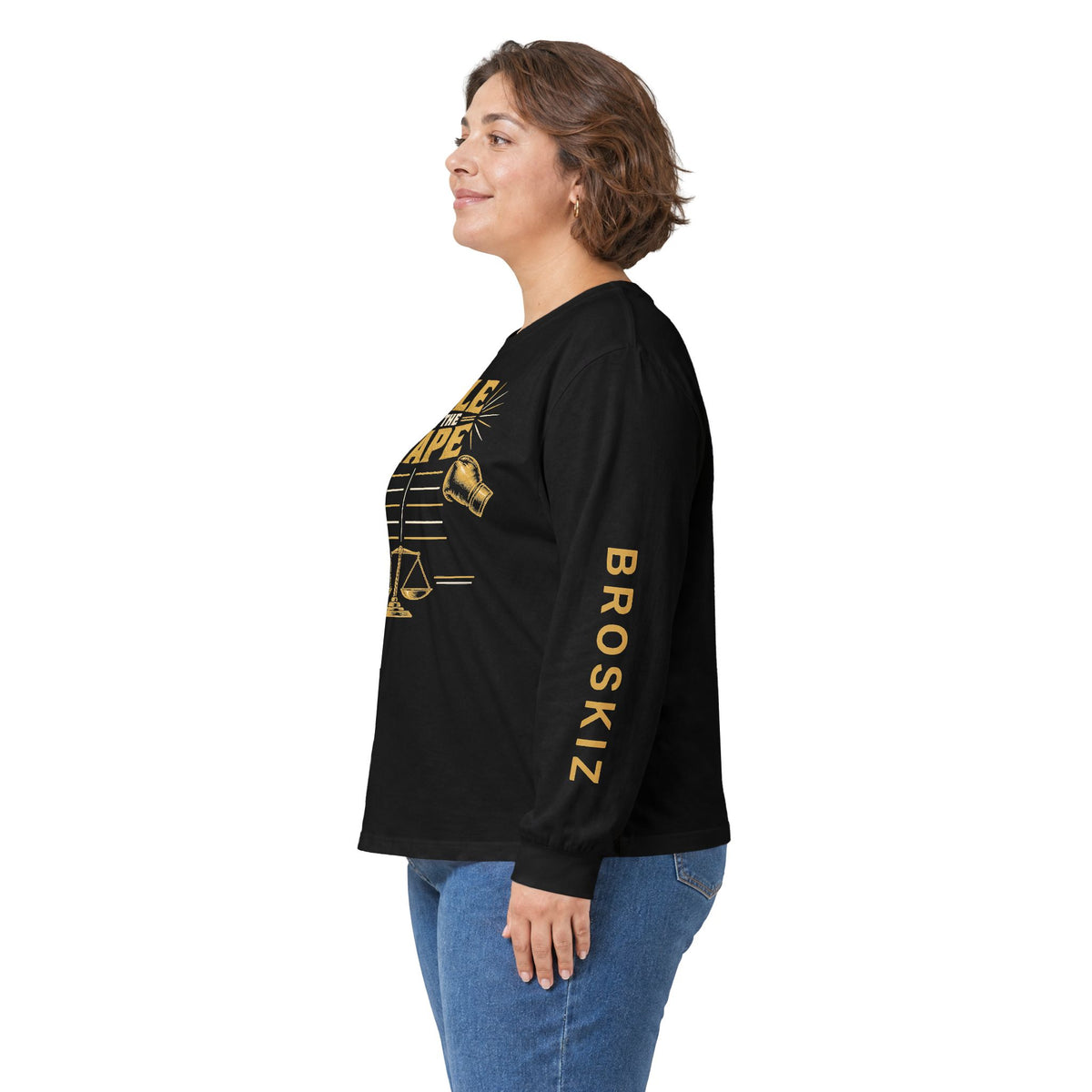 Broskiz Tale of the Tape Long Sleeve Tee - Black Toronto Streetwear