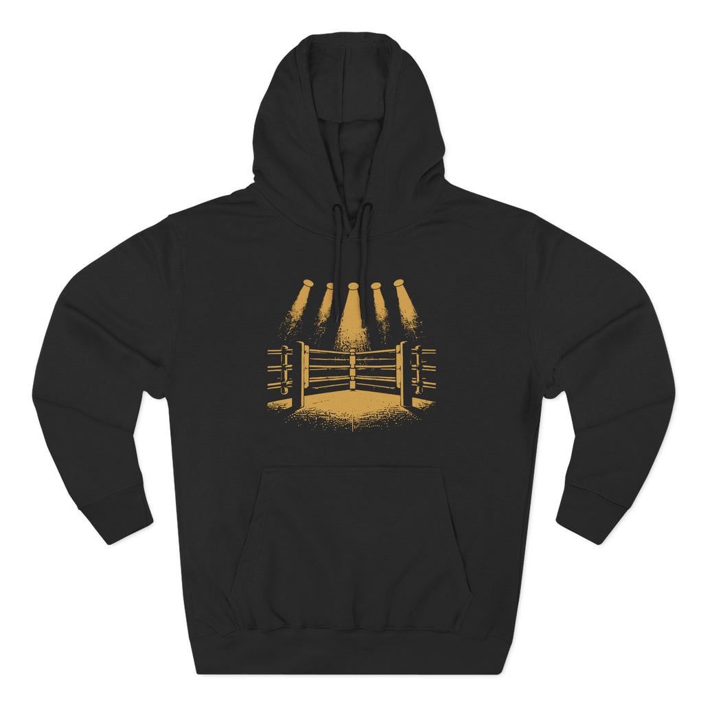 Broskiz Fight Night Hoodie - Black Fleece Pullover Toronto Streetwear