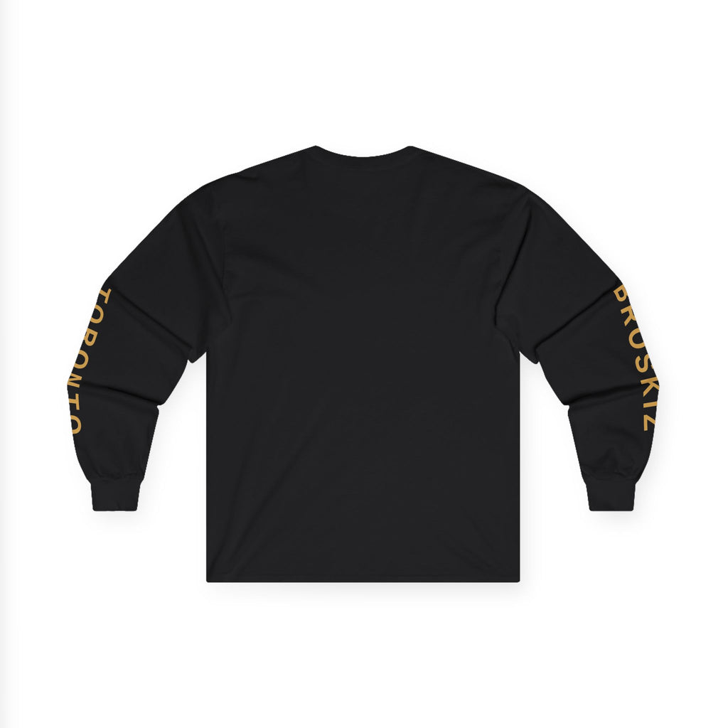 Broskiz Sweat Equity Long Sleeve Tee - Black Toronto Streetwear
