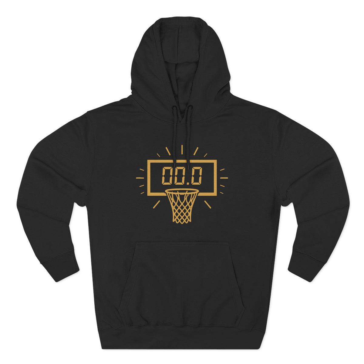 Broskiz Buzzer Beater Hoodie - Black Fleece Pullover Toronto Streetwear