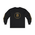 Broskiz Signature B Varsity Patch B Long Sleeve Tee - Black Toronto Streetwear
