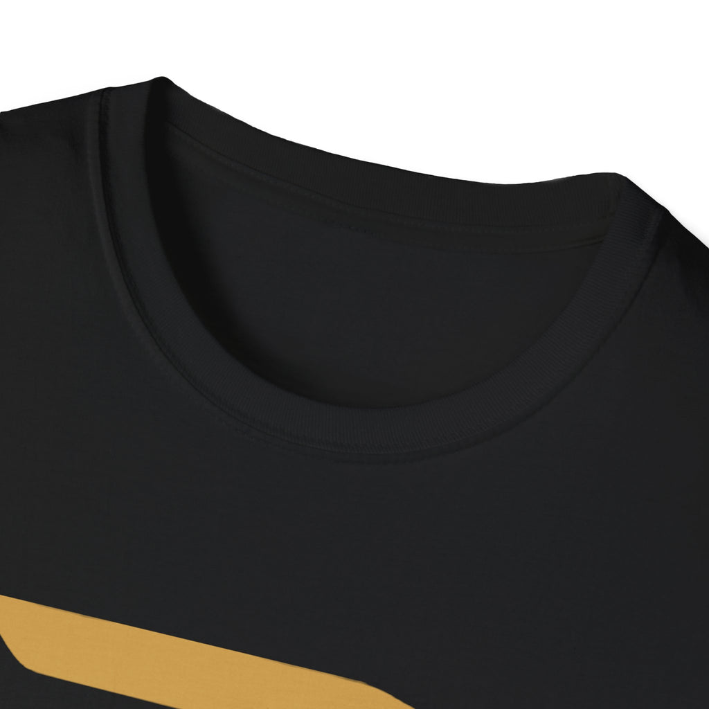 Broskiz Signature B Big Center Gold Tee - Black Toronto Streetwear
