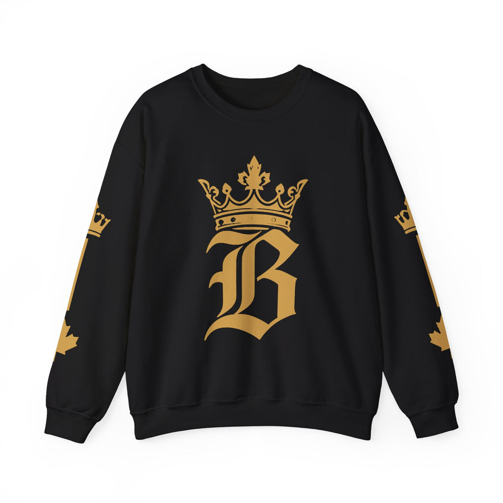 Broskiz B Crown Jewel Crewneck - Black Sweatshirt Toronto Streetwear