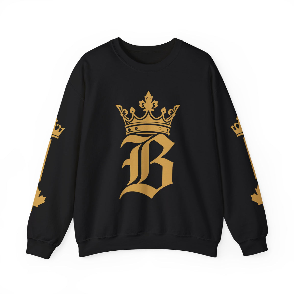 Broskiz B Crown Jewel Crewneck - Black Sweatshirt Toronto Streetwear