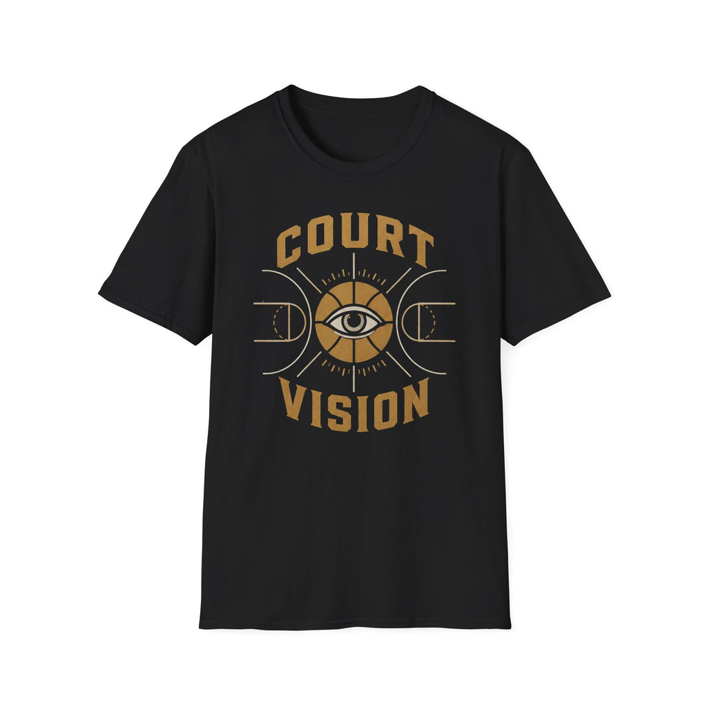 Broskiz Court Vision Basketball Tee - Black Toronto Streetwear