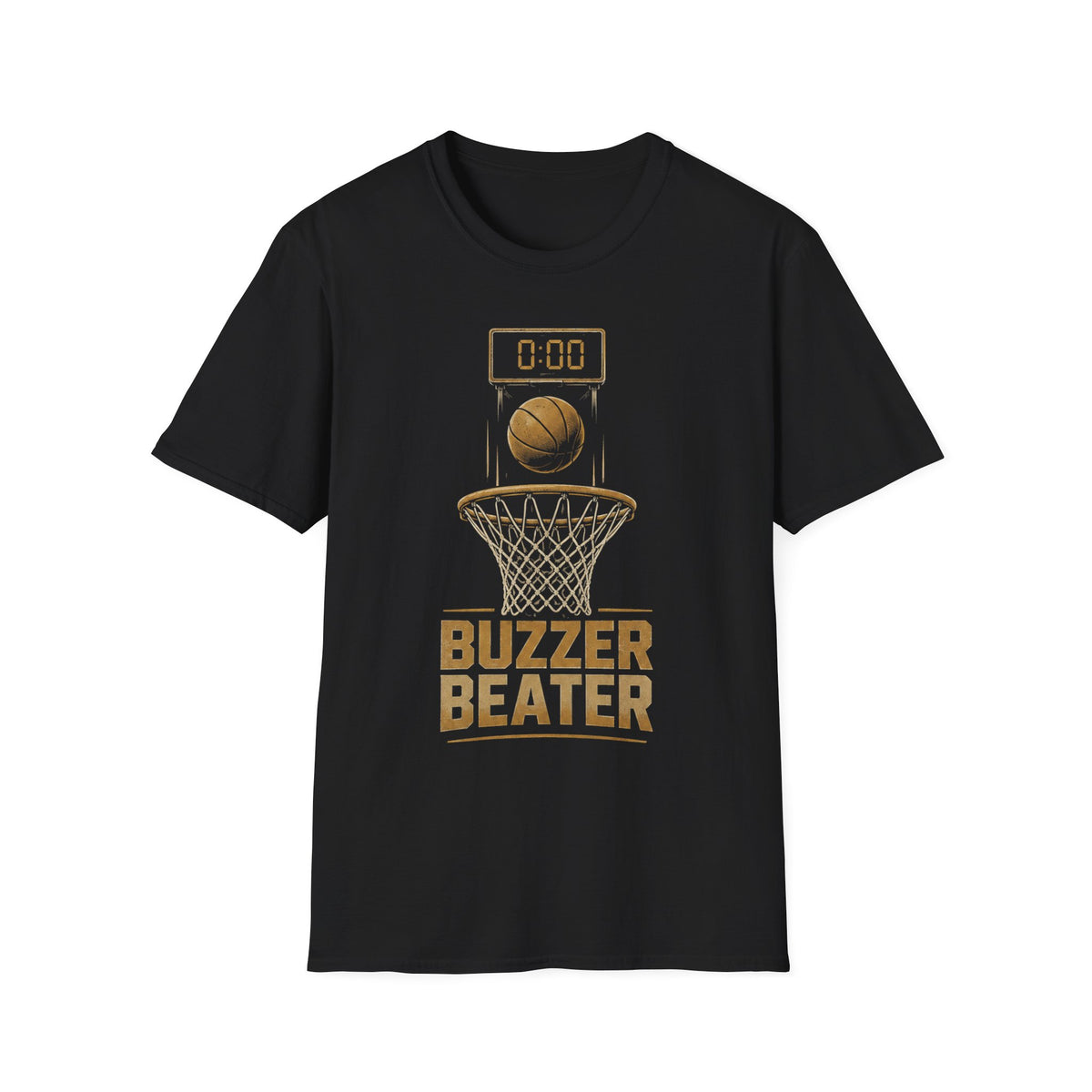 Broskiz Buzzer Beater Basketball Tee - Black Toronto Streetwear