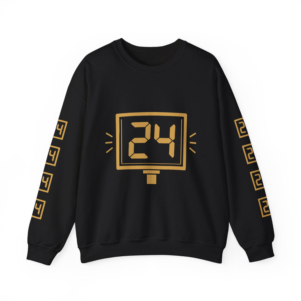Broskiz Shot Clock Crewneck - Black Sweatshirt Toronto Streetwear