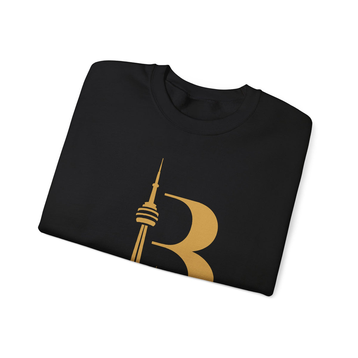 Broskiz B Skyline Crewneck - Black Sweatshirt Toronto Streetwear