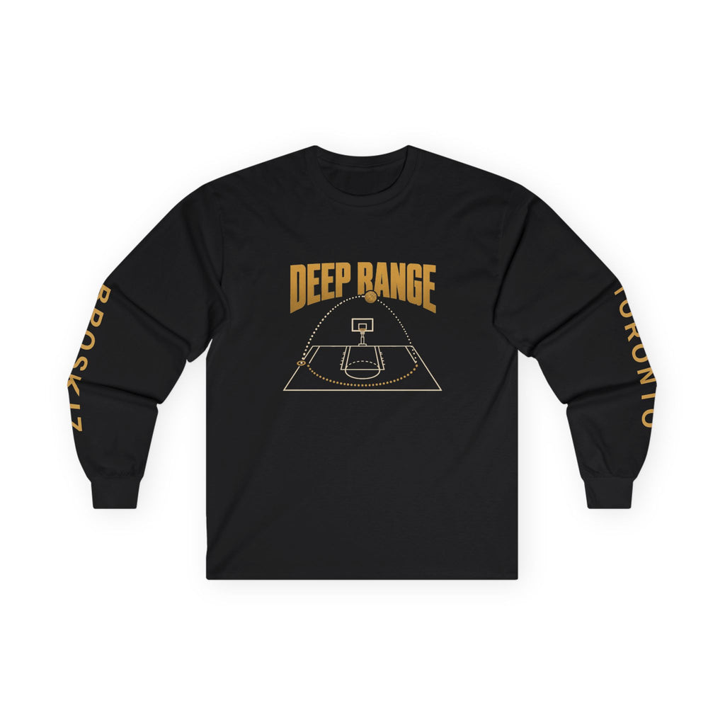 Broskiz Deep Range Long Sleeve Tee - Black Toronto Streetwear