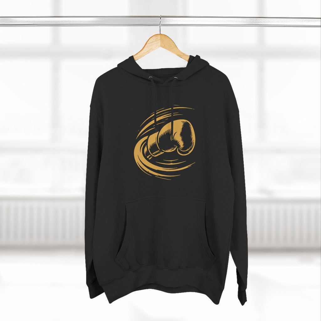 Broskiz Left Hook Hoodie - Black Fleece Pullover Toronto Streetwear