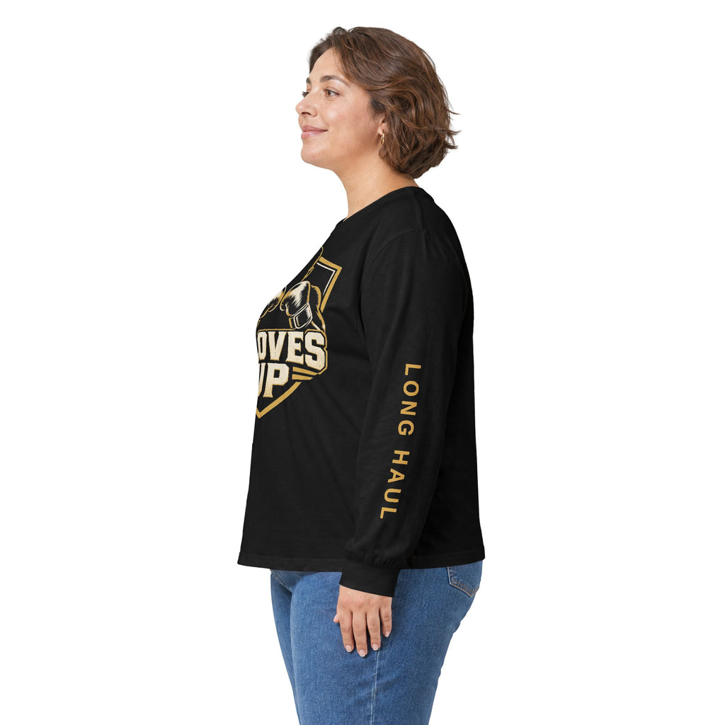 Broskiz Gloves Up Long Sleeve Tee - Black Toronto Streetwear