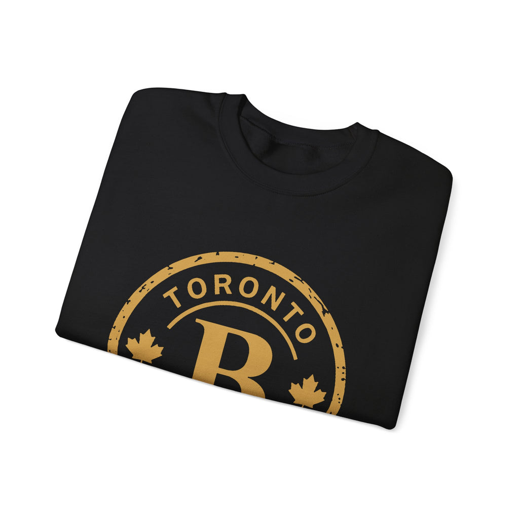 Broskiz B Stamp Crewneck - Black Sweatshirt Toronto Streetwear