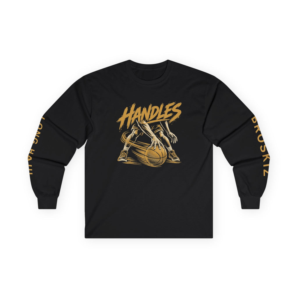 Broskiz Handles Long Sleeve Tee - Black Toronto Streetwear