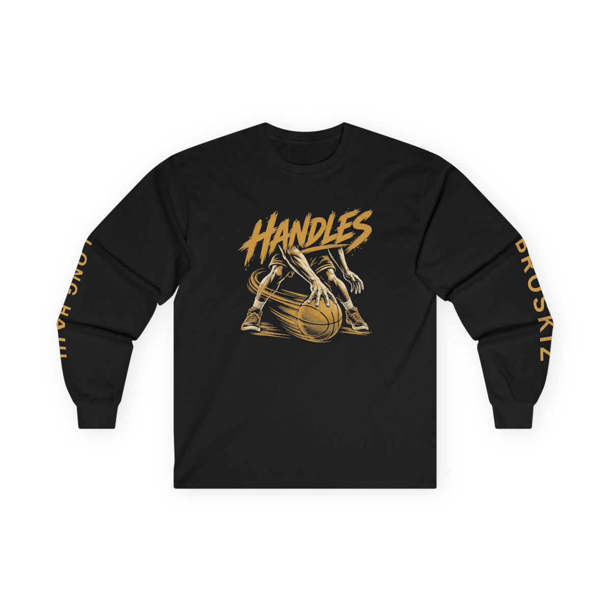 Broskiz Handles Long Sleeve Tee - Black Toronto Streetwear