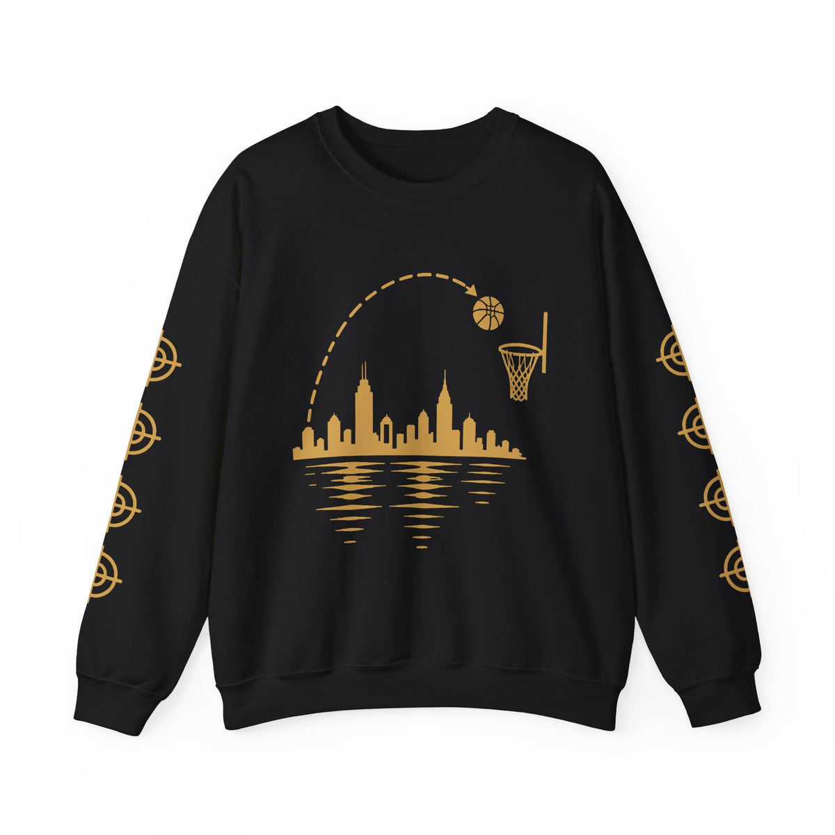 Broskiz Downtown Crewneck - Black Sweatshirt Toronto Streetwear