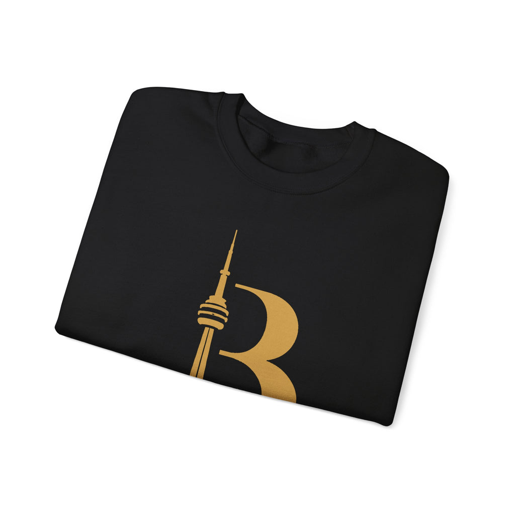 Broskiz B Toronto Crewneck - Black Sweatshirt Toronto Streetwear