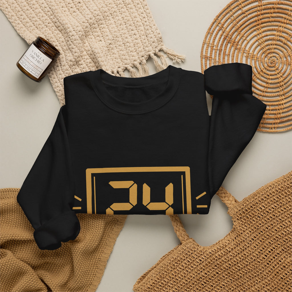 Broskiz Shot Clock Crewneck - Black Sweatshirt Toronto Streetwear
