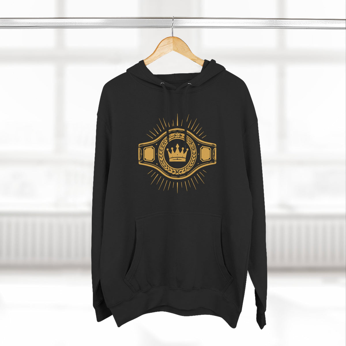 Broskiz Ring General Hoodie - Black Fleece Pullover Toronto Streetwear