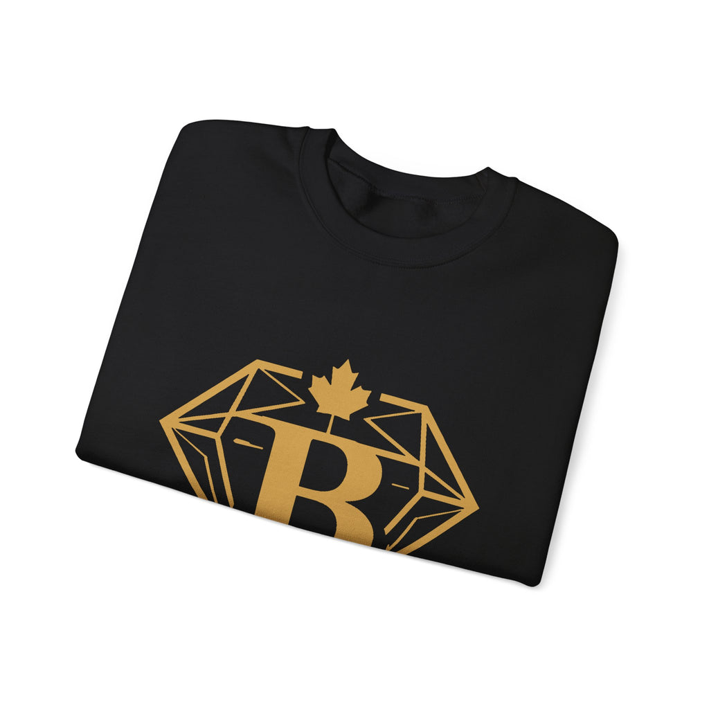 Broskiz B Diamond Crewneck - Black Sweatshirt Toronto Streetwear