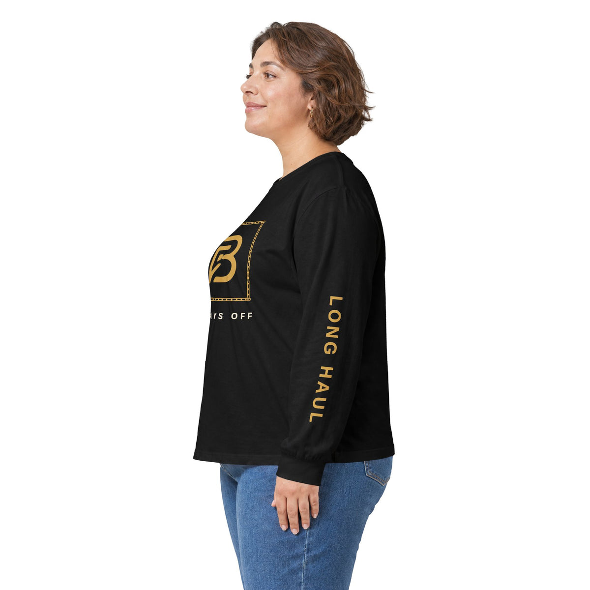 Broskiz Signature B Chain Link B Long Sleeve Tee - Black Toronto Streetwear