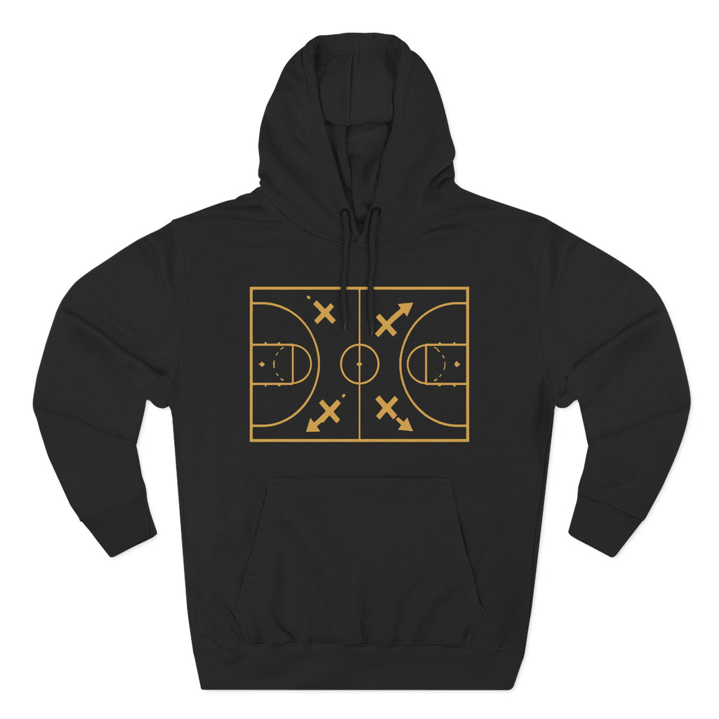 Broskiz Full Court Press Hoodie - Black Fleece Pullover Toronto Streetwear