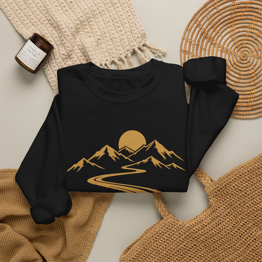 Broskiz Road Work Crewneck - Black Sweatshirt Toronto Streetwear