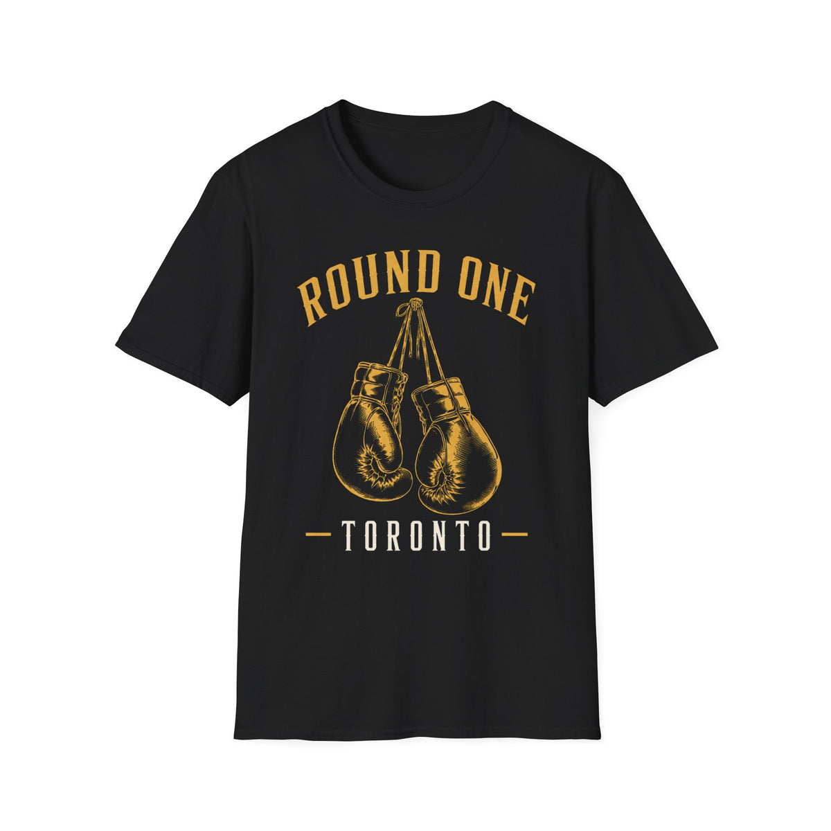 Broskiz Round One Boxing Tee - Black Toronto Streetwear