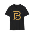 Broskiz Signature B Big Center Gold Tee - Black Toronto Streetwear