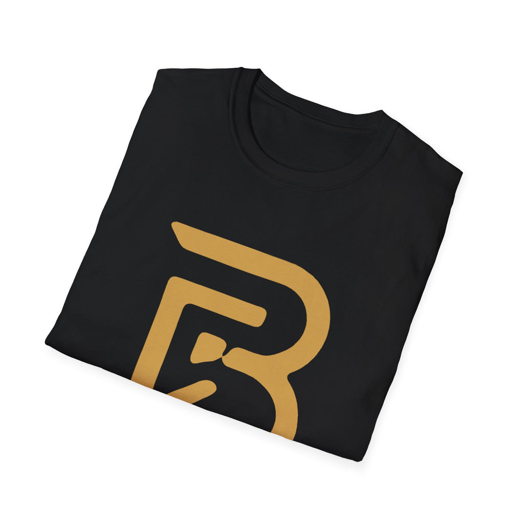 Broskiz Signature B Big Center Gold Tee - Black Toronto Streetwear