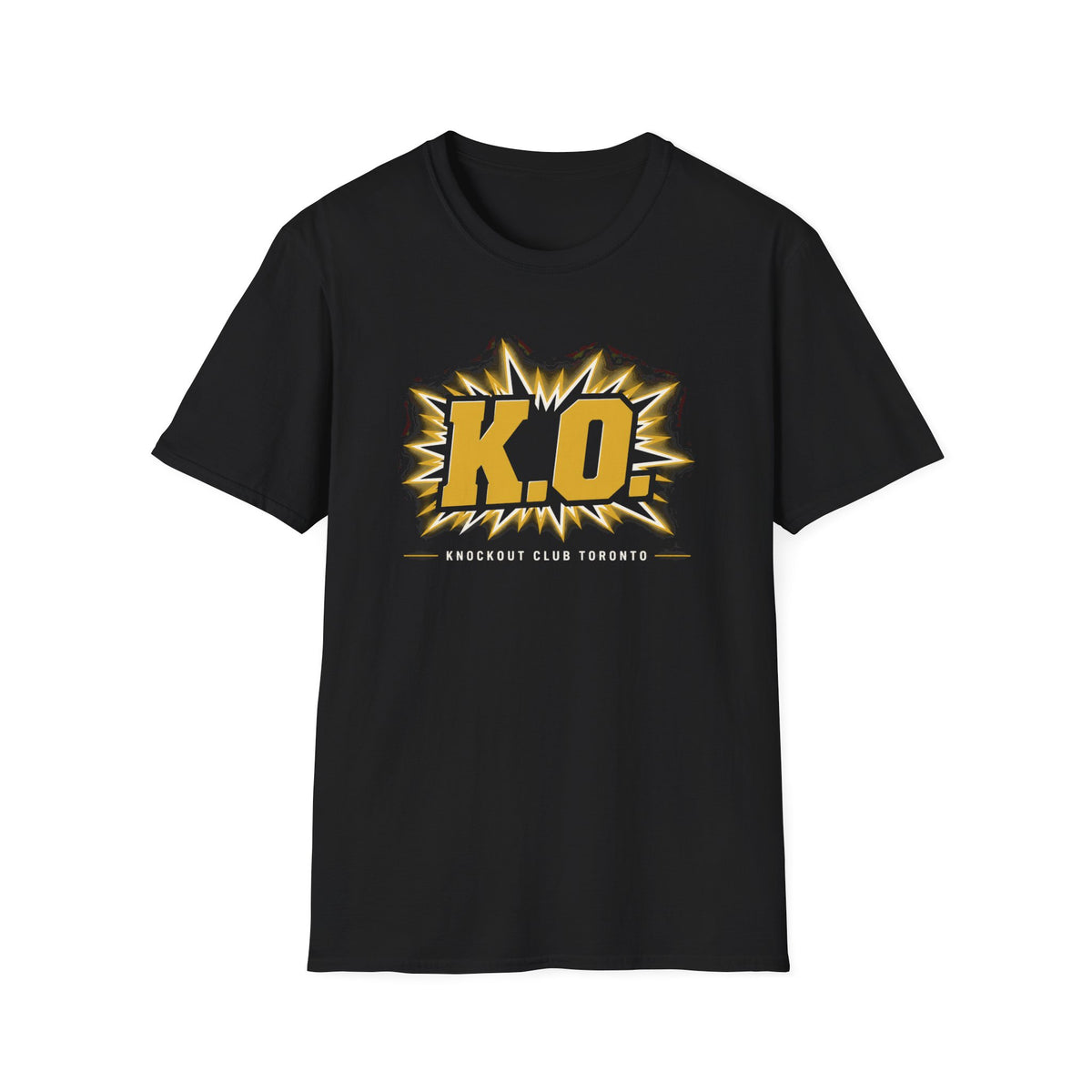 Broskiz K.O. Knockout Club Toronto Tee - Black Boxing Streetwear