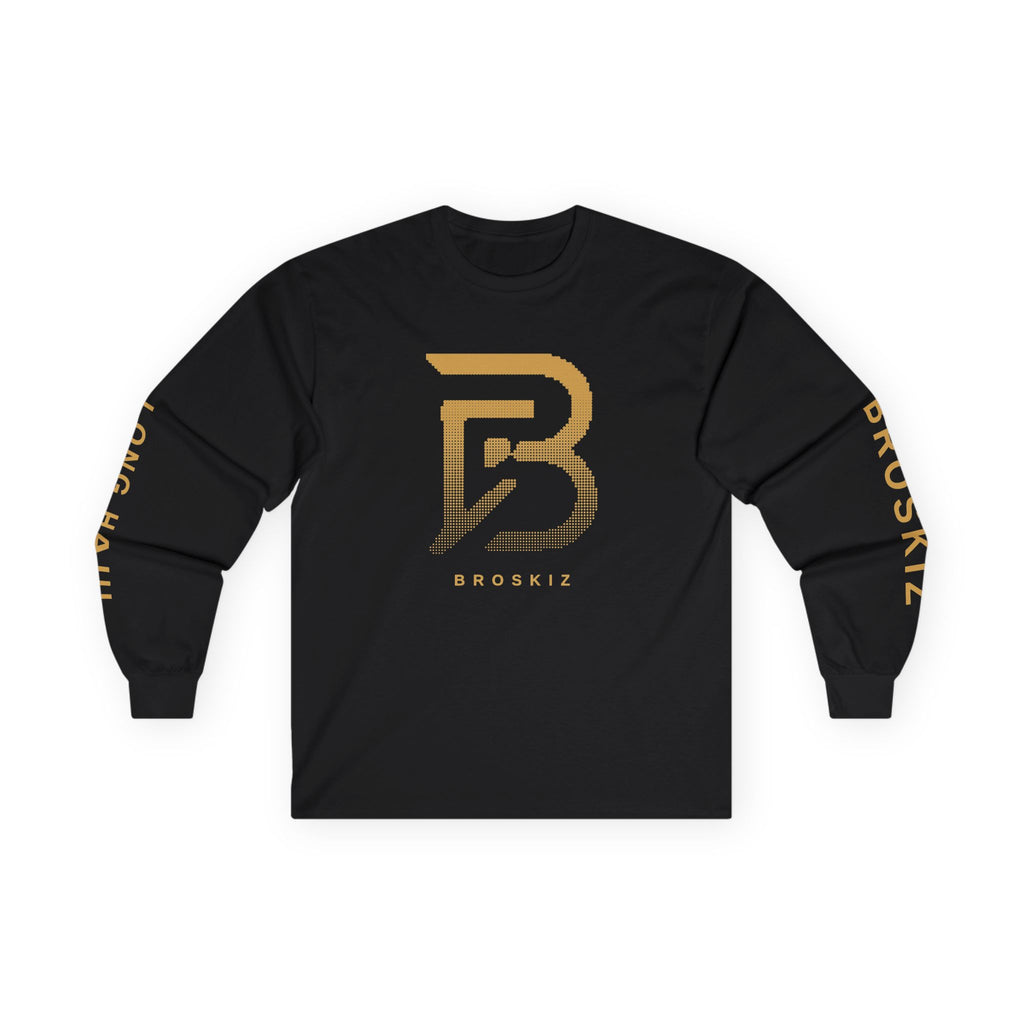 Broskiz Signature B Halftone B Long Sleeve Tee - Black Toronto Streetwear