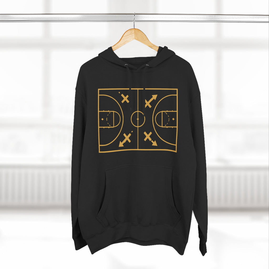 Broskiz Full Court Press Hoodie - Black Fleece Pullover Toronto Streetwear