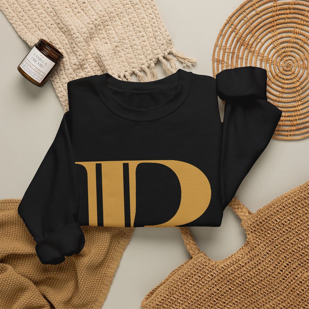Broskiz B Gold Standard Crewneck - Black Sweatshirt Toronto Streetwear