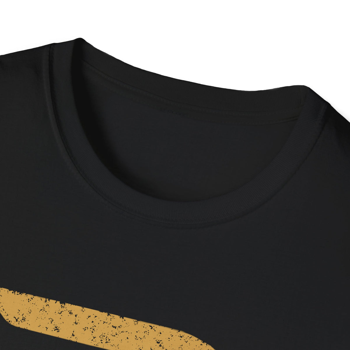 Broskiz Signature B Distressed Gold Tee - Black Toronto Streetwear