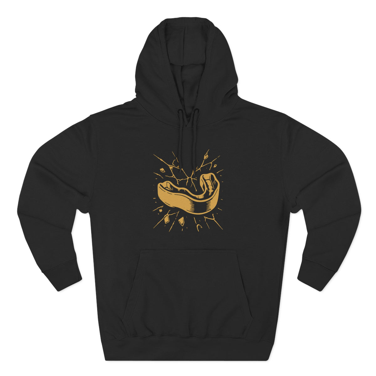 Broskiz Glass Jaw Hoodie - Black Fleece Pullover Toronto Streetwear