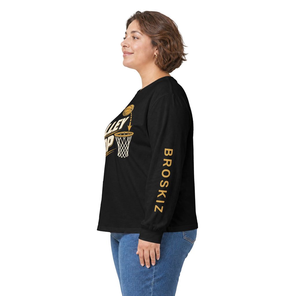 Broskiz Alley Oop Long Sleeve Tee - Black Toronto Streetwear