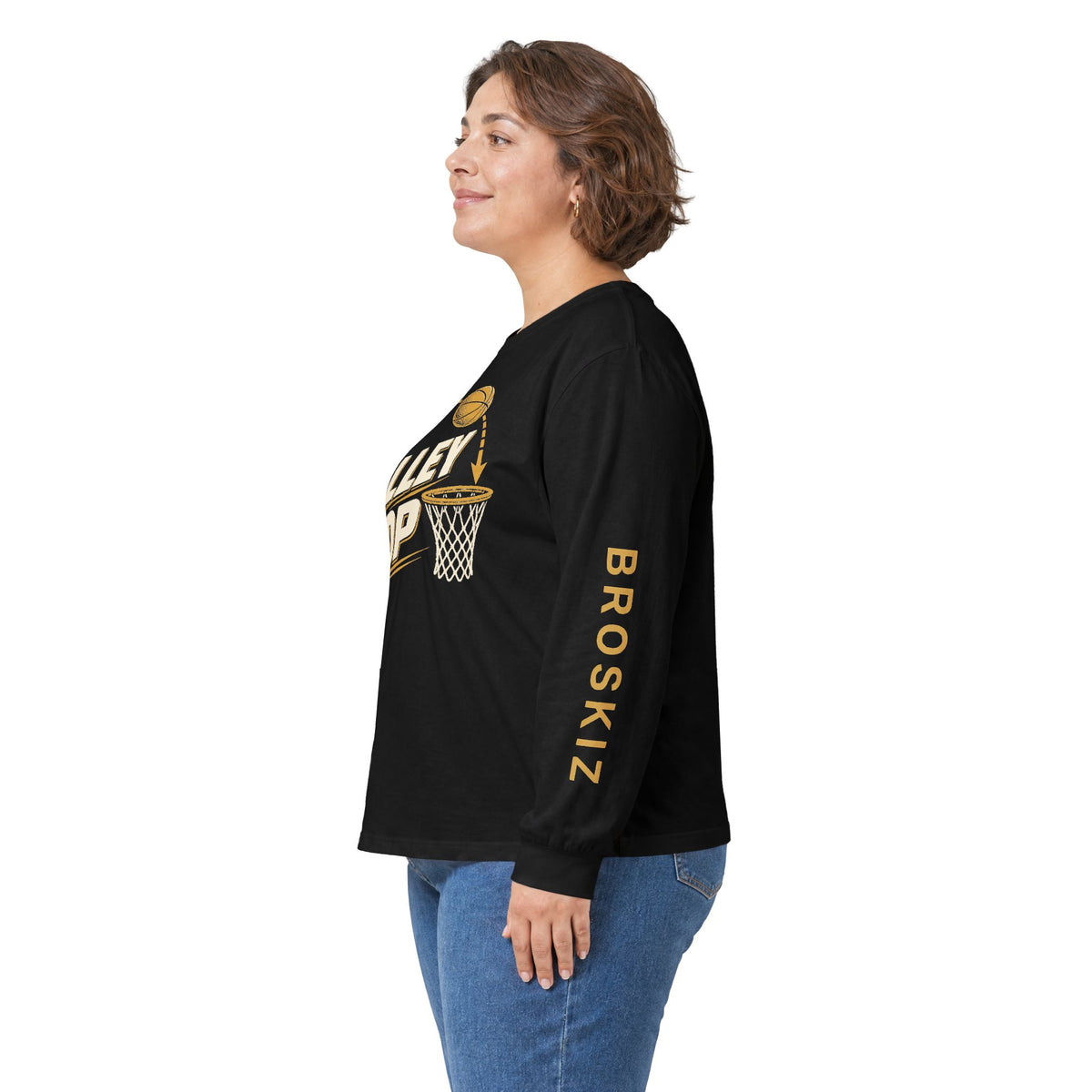 Broskiz Alley Oop Long Sleeve Tee - Black Toronto Streetwear