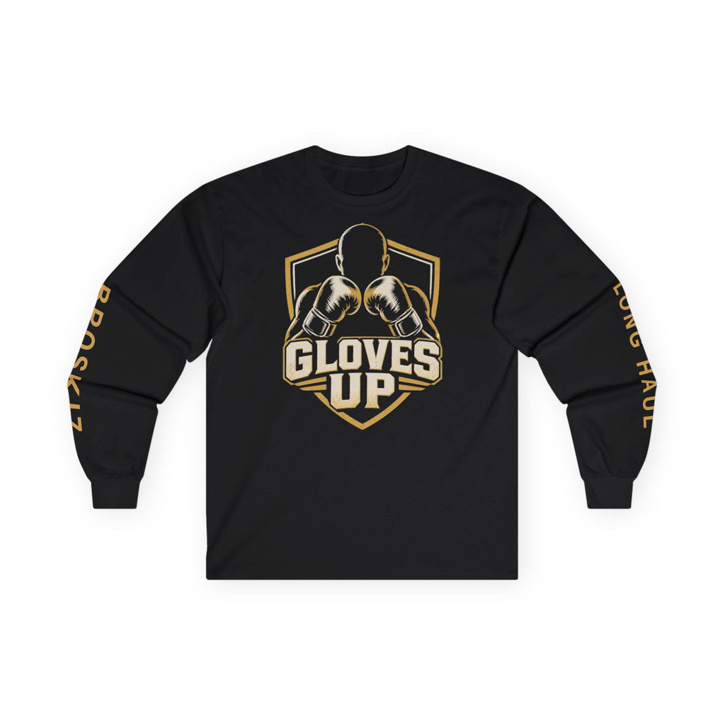 Broskiz Gloves Up Long Sleeve Tee - Black Toronto Streetwear