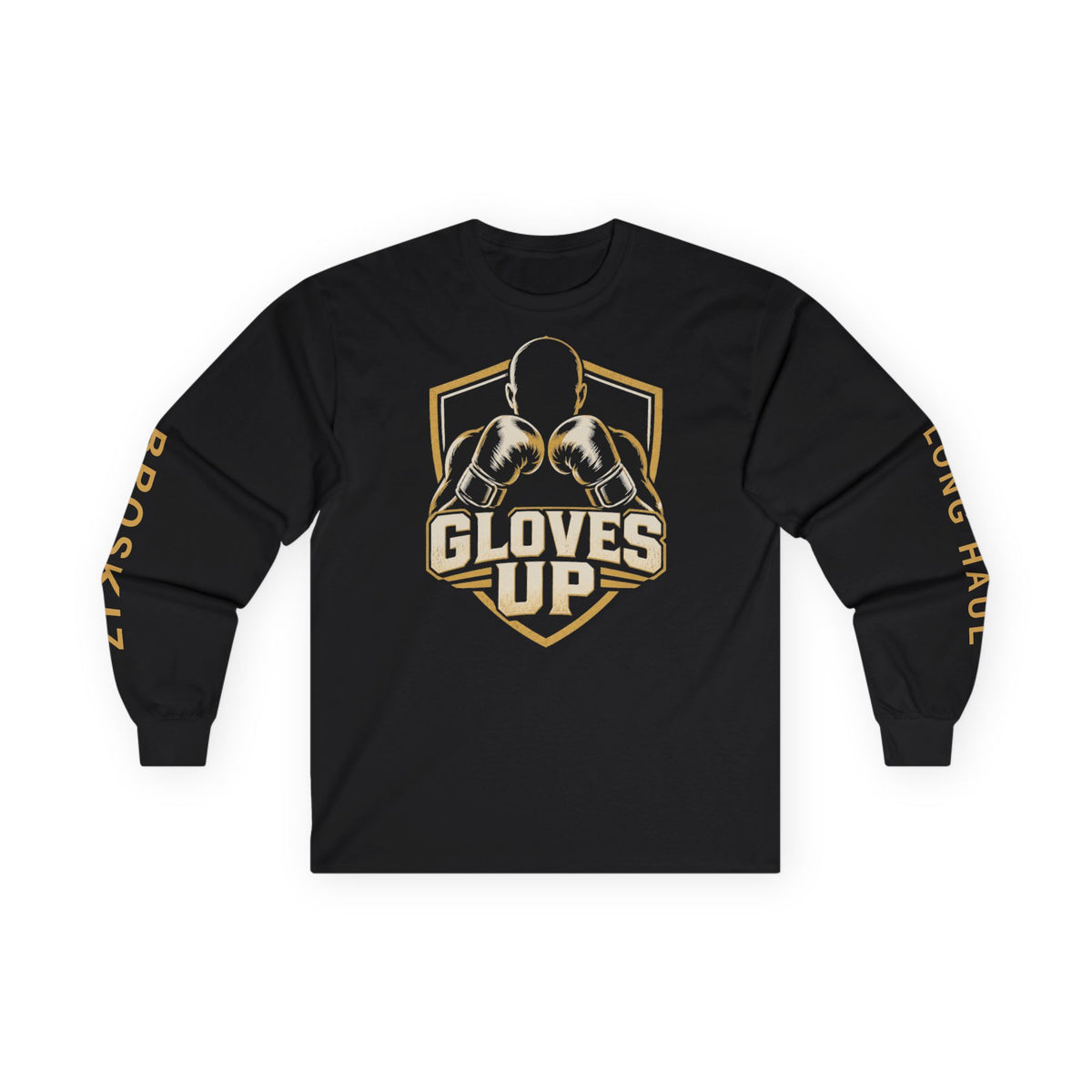 Broskiz Gloves Up Long Sleeve Tee - Black Toronto Streetwear