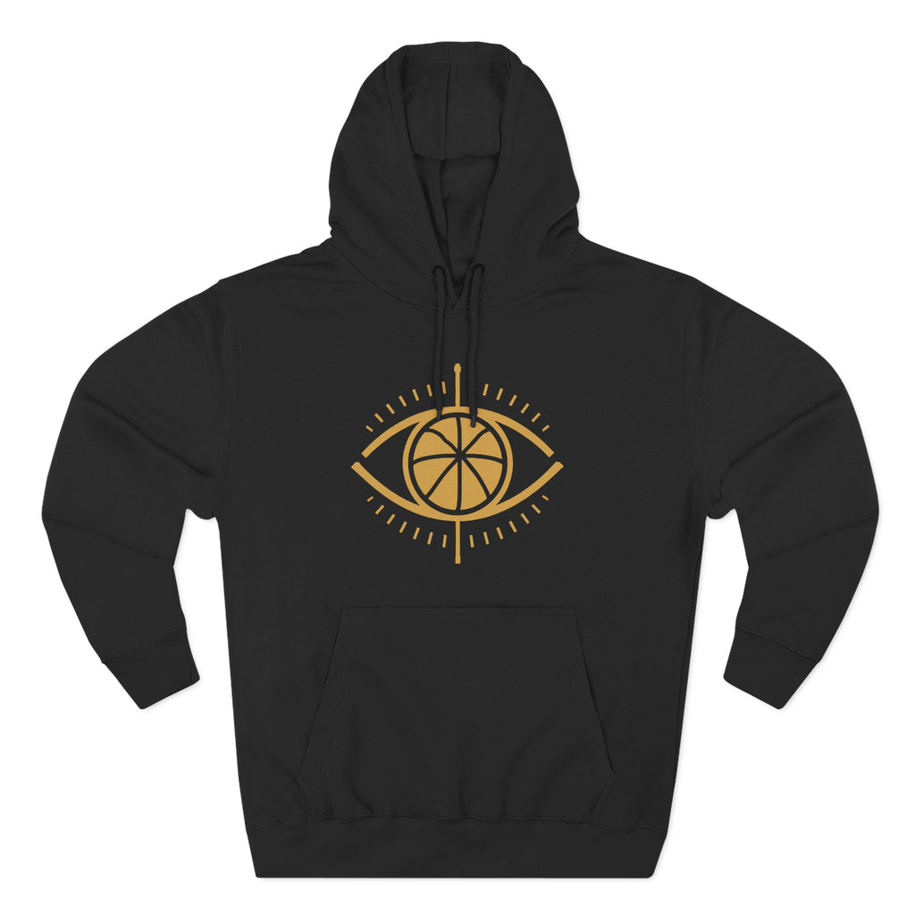 Broskiz Court Vision Hoodie - Black Fleece Pullover Toronto Streetwear