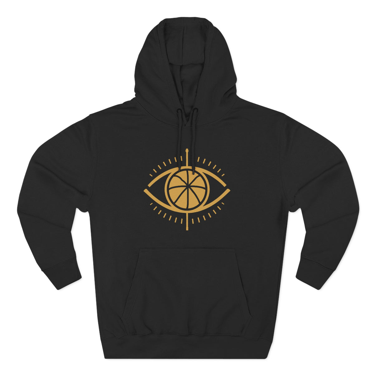 Broskiz Court Vision Hoodie - Black Fleece Pullover Toronto Streetwear
