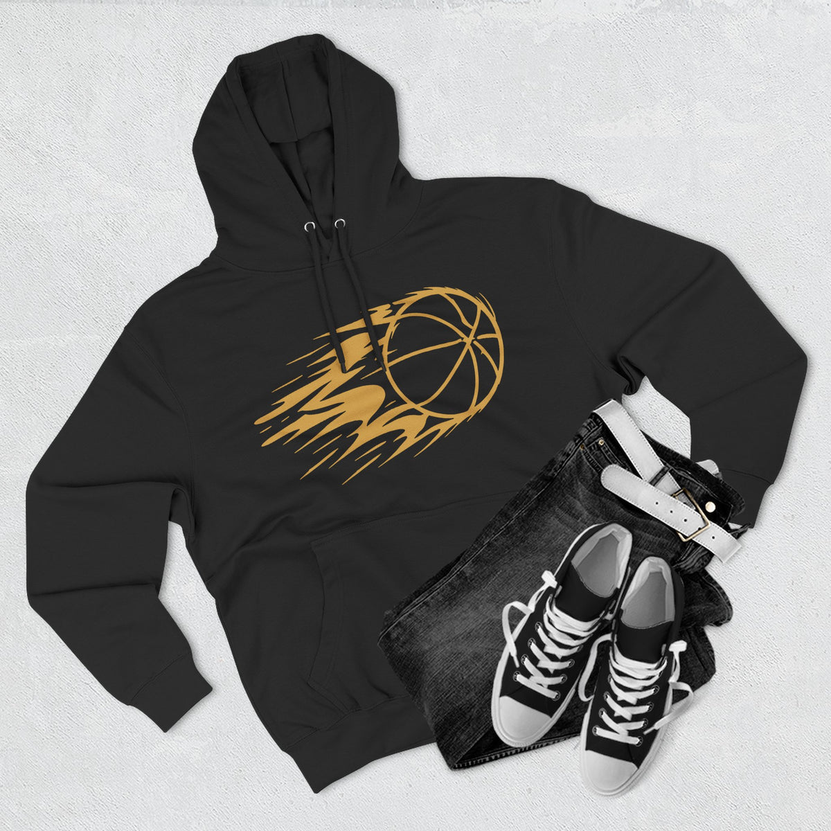 Broskiz Fast Break Hoodie - Black Fleece Pullover Toronto Streetwear