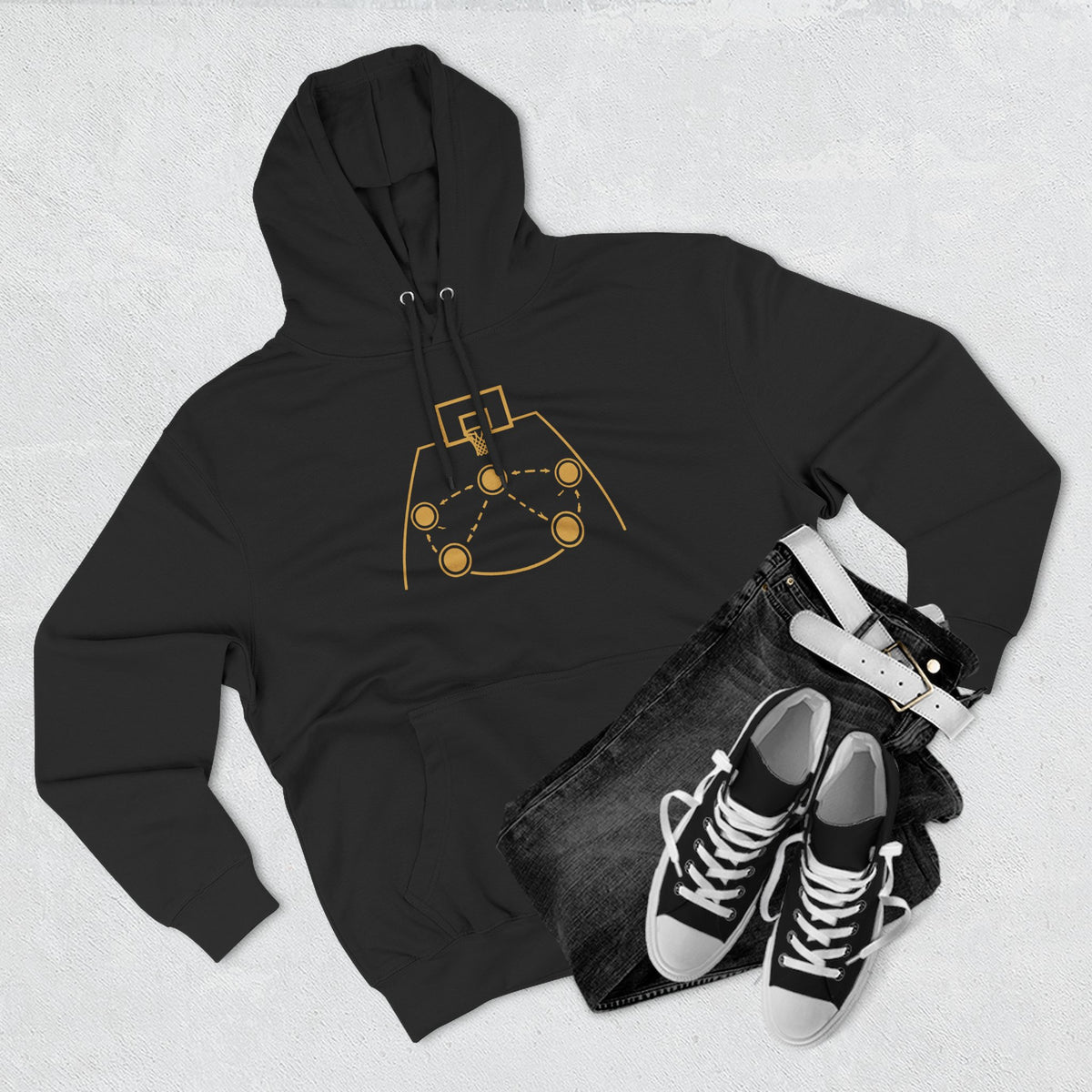 Broskiz Zone Defense Hoodie - Black Fleece Pullover Toronto Streetwear
