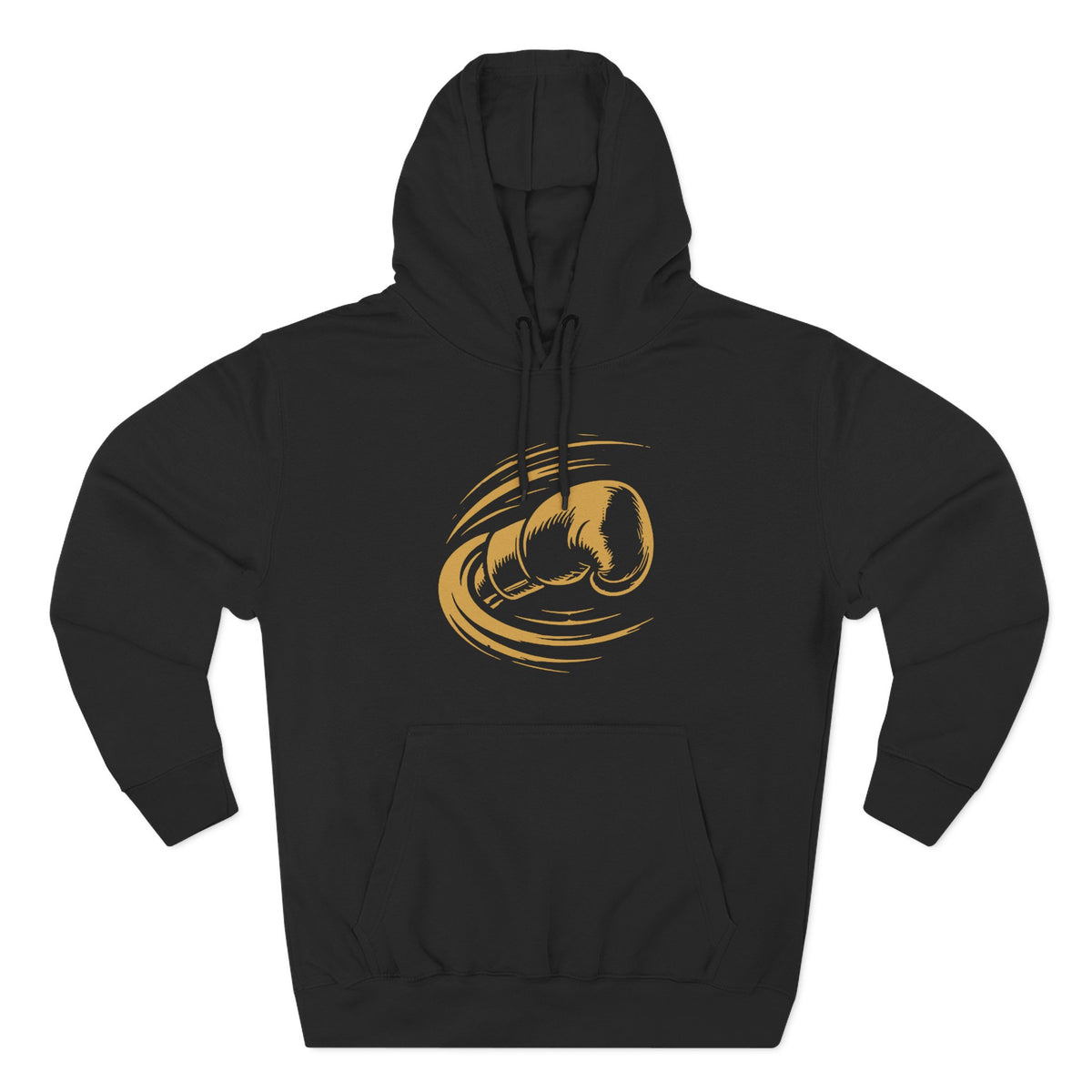 Broskiz Left Hook Hoodie - Black Fleece Pullover Toronto Streetwear
