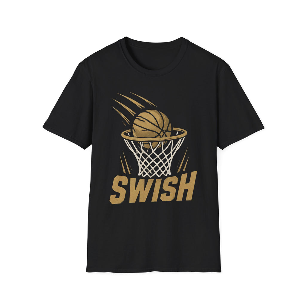 Broskiz Swish Basketball Tee - Black Toronto Streetwear