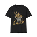 Broskiz Swish Basketball Tee - Black Toronto Streetwear