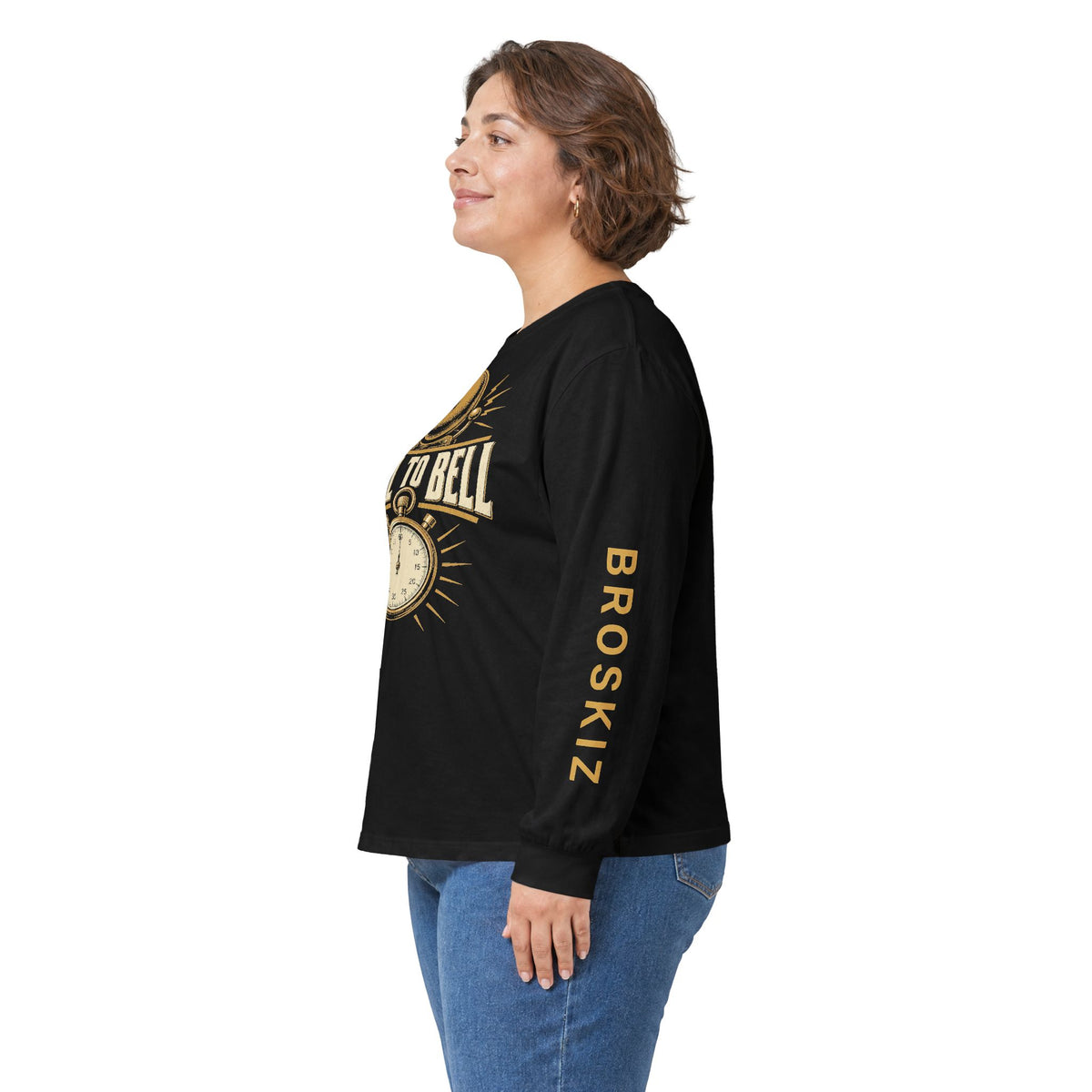Broskiz Bell to Bell Long Sleeve Tee - Black Toronto Streetwear